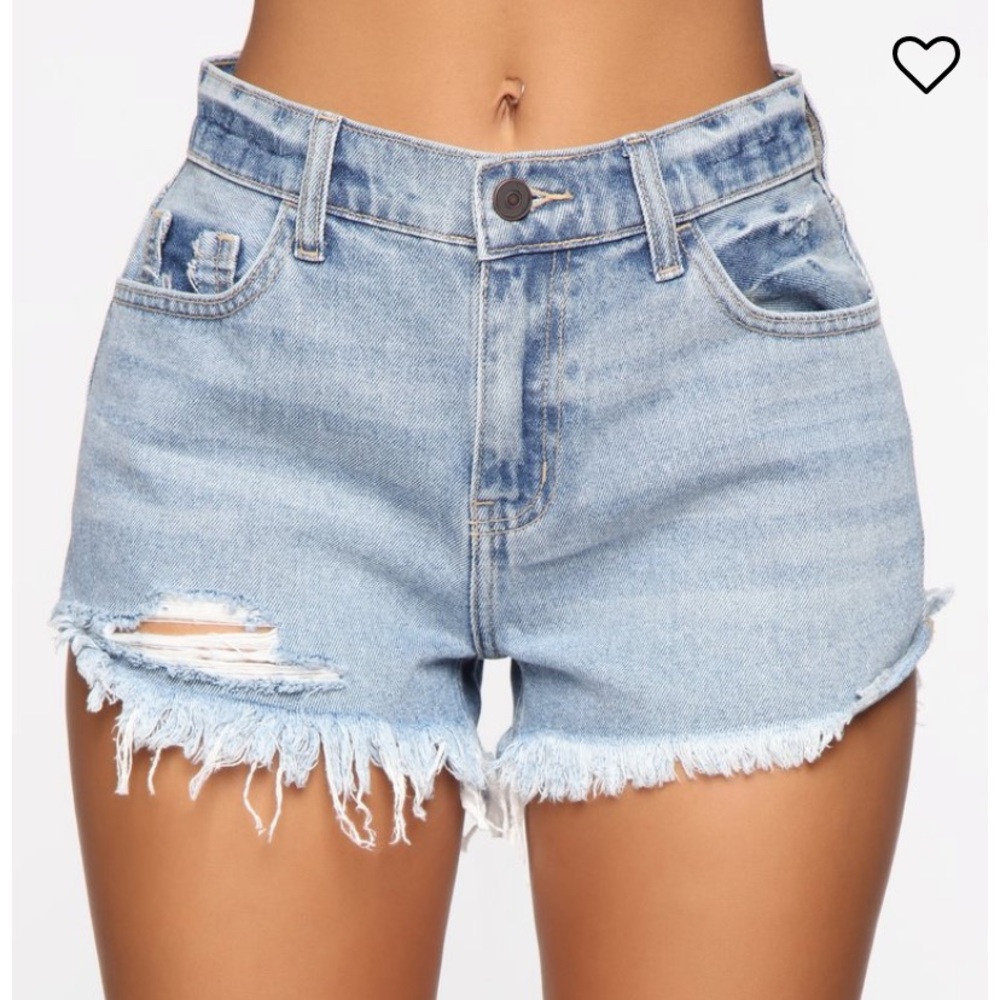 Walk It Out Denim Shorts